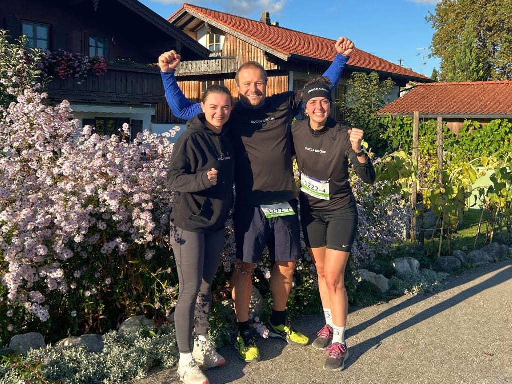 Die SOCCA GROUP beim Simssee Halbmarathon 2025