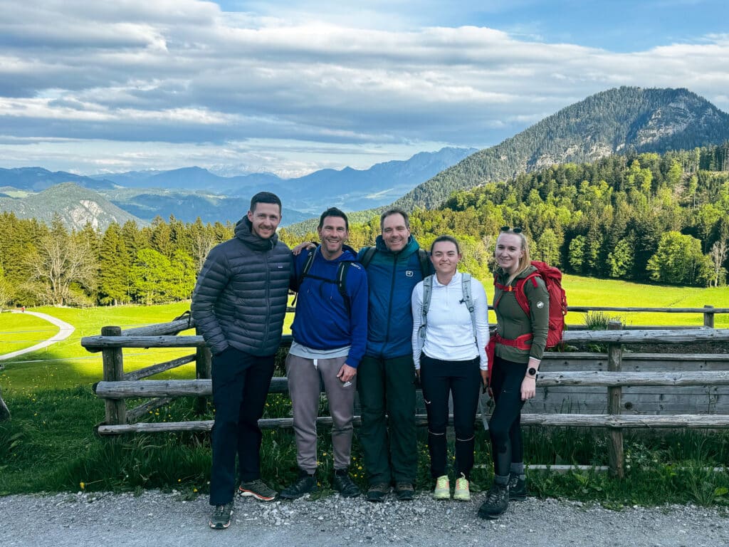 Feierabend mit Bergpanorama